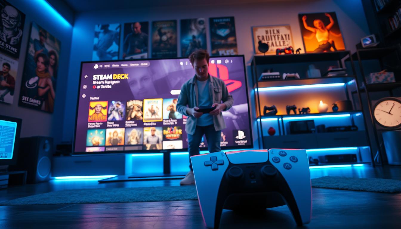 PS5 Web Browser Stream Steam Deck